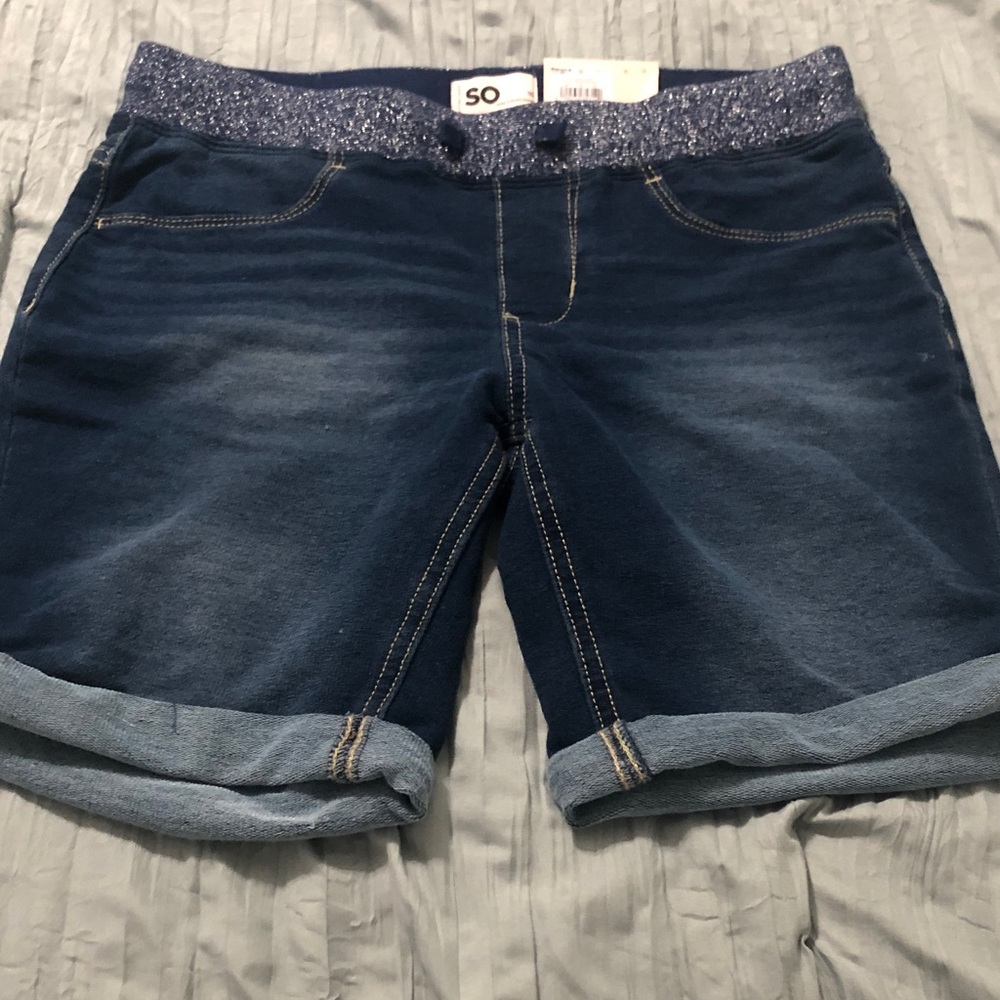SO Dark Wash Denim Shorts